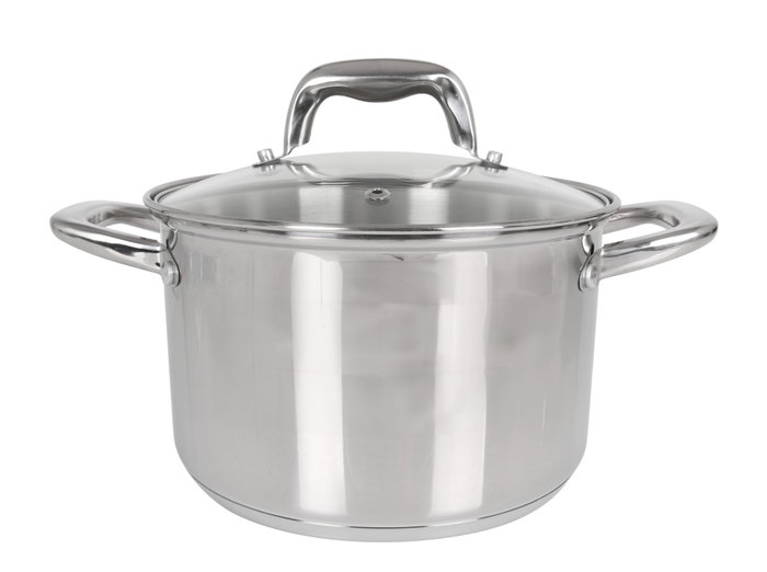 Quttin Caesar Olla con Tapa de Acero para Inducción, 20 cm, 4 Litros (6 Unidades) Quttin Caesar Olla con Tapa de Acero para Inducción, 20 cm, 4 Litros (6 Unidades)