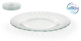 Duralex Plato Postre Transparente 20.5 cm Colección Paris (48 Unidades)