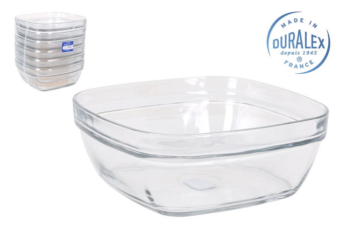 Duralex Ensaladera Lys Apilable Transparente Cuadrada 20 cm 2 L (12 Unidades) Duralex Ensaladera Lys Apilable Transparente Cuadrada 20 cm 2 L (12 Unidades)