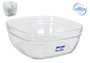 Duralex Ensaladera Apilable Lys 23cm 3L Transparente Cuadrada