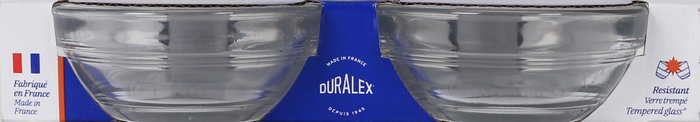 Duralex Set 4 Bolsas Apilables Transparentes 70cc, ø7.5 x 3 cm (24 Cajas)