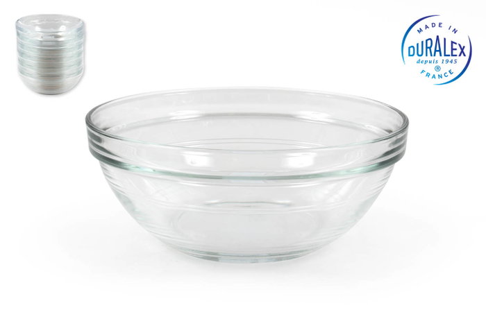 Duralex Ensaladera 970Cc Ø17 Cm Apilable Transparente Lys (24 Unidades) Duralex Ensaladera 970Cc Ø17 Cm Apilable Transparente Lys (24 Unidades)