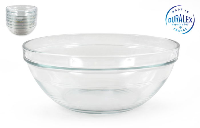 Duralex Ensaladera Lys 3.45L Ø26 cm Apilable Transparente Redonda (12 Unidades) Duralex Ensaladera Lys 3.45L Ø26 cm Apilable Transparente Redonda (12 Unidades)