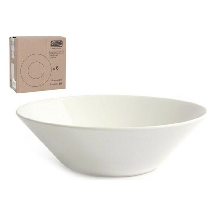 La Mediterranea Ensaladera Maitre Ivory Brillo 24cm