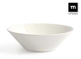 La Mediterranea Ensaladera Ivory Brillo 24 cm (6 Unidades)