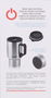 Basic Home Travel Mug Eléctrica Cargador Coche 9,7 cm ancho x 17,5 cm alto x 12,8 cm largo (12 Unidades)