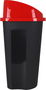 Dem Cubo de Basura con Tapa Basculante Lixo, 50 Litros, Color, 43 x 30 x 58 cm (3 Unidades)