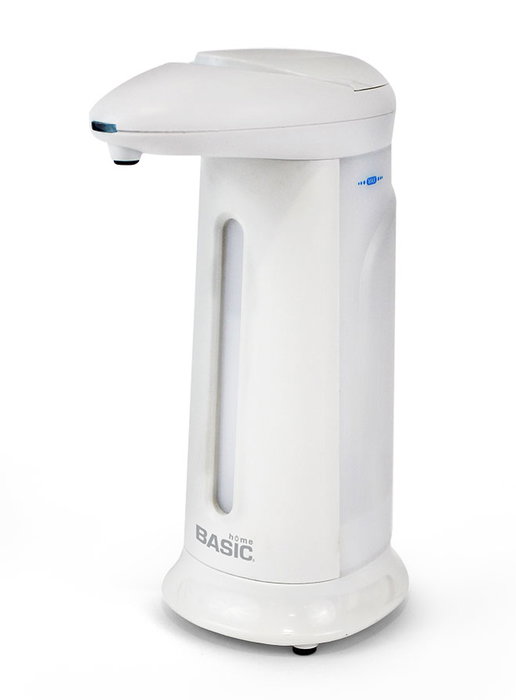 Basic Home Dispensador Jabon Electrico 350Ml con Dimensiones 11 cm Ancho x 21 cm Alto x 10 cm Largo (6 Unidades)