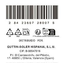 Quttin Cuchillo Bistec Sierra Packwood 10.5 cm (36 Unidades)