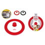 Quttin Tapa de Vidrio Rubber para Sartenes 24-26-28 cm