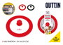 Quttin Tapa de Vidrio Rubber para Sartenes 24-26-28 cm
