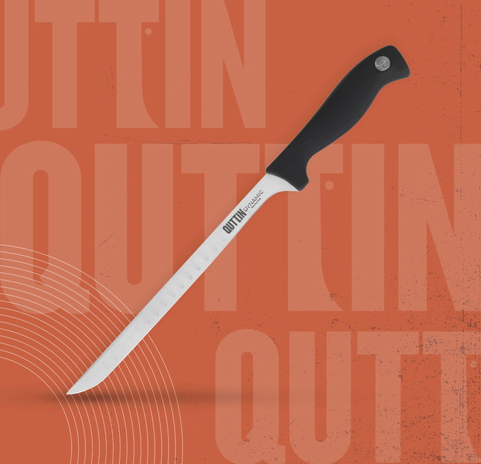Quttin Cuchillo Jamonero 24 cm Dynamic (8 Unidades) Quttin Cuchillo Jamonero 24 cm Dynamic (8 Unidades)