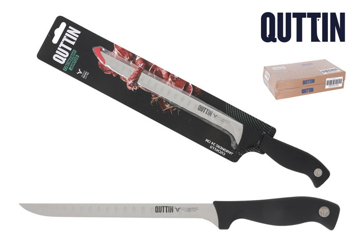 Quttin Cuchillo Jamonero 24 cm Dynamic (8 Unidades) Quttin Cuchillo Jamonero 24 cm Dynamic (8 Unidades)