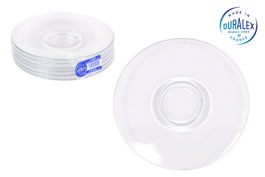 Duralex Set 6 Platos Transparente Colección Caprice 14 cm (12 Cajas)