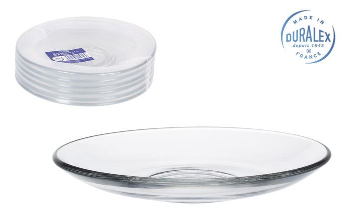 Duralex Set 6 Platos Gigogne Transparentes 13.4 cm (12 Cajas) Duralex Set 6 Platos Gigogne Transparentes 13.4 cm (12 Cajas)