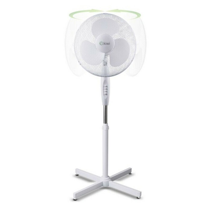 Ventilador de Pie Kiwi Blanco 45 W (Ø 40 cm) Ventilador de Pie Kiwi Blanco 45 W (Ø 40 cm)