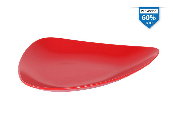Viejo Valle Plato Llano Rojo 31 cm x 25 cm x 4 cm (6 Unidades) Viejo Valle Plato Llano Rojo 31 cm x 25 cm x 4 cm (6 Unidades)