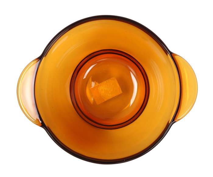 Duralex Bol Con Asas Lys 51cl (0.51L) Ambar, Medidas: 16.4 x 13.4 x 6.7 cm (36 Unidades)