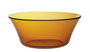 Duralex Ensaladera Lys Ambar, 23 cm / 220 cl - Vidrio Templado, Dimensiones: 22.8 x 9.4 x 22.7 cm (12 Unidades)