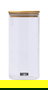 Quttin Tarro Borosilicato 9.5 x 21 cm Bamboo 1250 ML (12 Unidades)