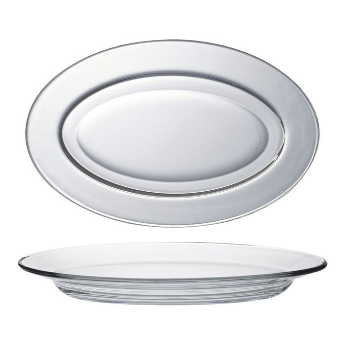 Duralex Fuente Oval Transparente 26 cm Lys (36 Unidades)