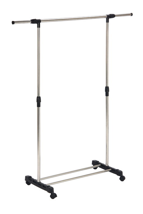 Confortime Perchero de Pared Extensible, Ajustable de 90 a 145 cm y de 90 a 160 cm, Ancho 42 cm, para Ropa y Toallas (4 Unidades)