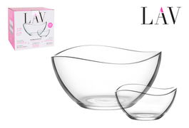Lav Set 7 Piezas Ensaladera 21 cm + 6 Boles (2 Cajas)