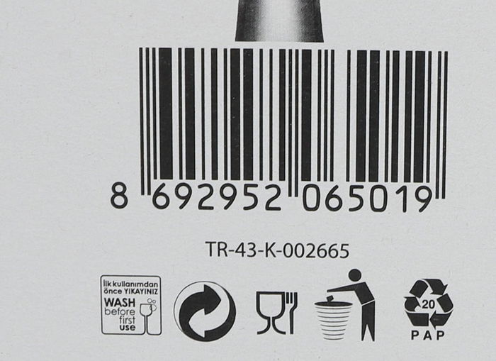 Lav Set 6 Copas Combinados 645 cc ø9.5x20 cm (4 Cajas)