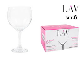 Lav Set 6 Copas Combinados 645 cc ø9.5x20 cm (4 Cajas)