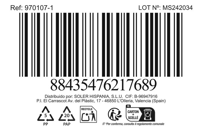 Quttin Bandeja Para Servir 40 cm (8 Unidades)
