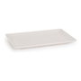 La Mediterranea Fuente Rectangular Ivory Brillo 13x20cm