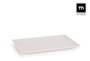 La Mediterranea Fuente Rectangular Ivory Brillo 13x20cm