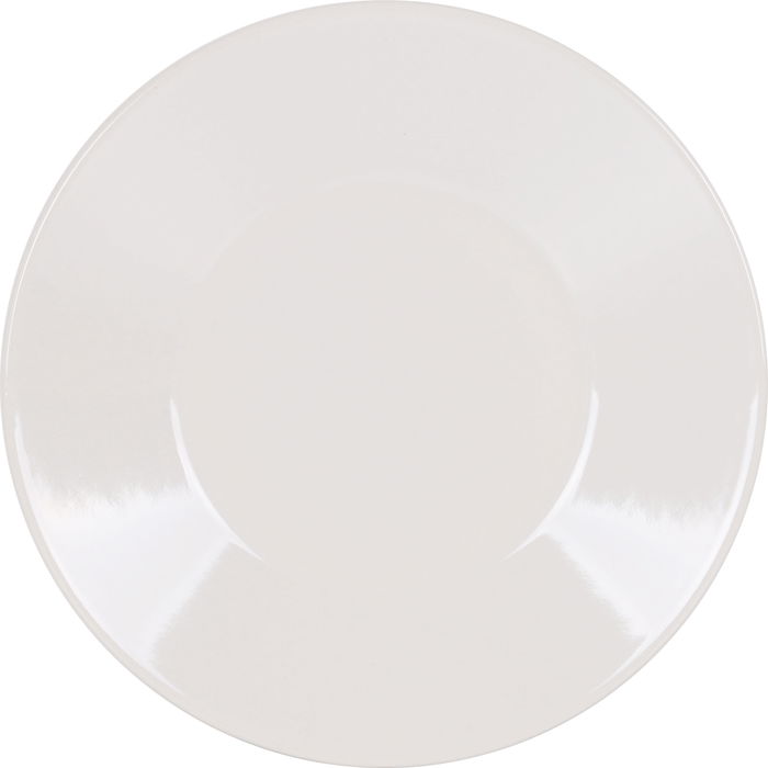 La Mediterranea Plato Postre 21.5 cm "Maitre" Ivory Brill (12 Unidades)