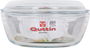 Quttin Cacerola Vidrio Redonda con Tapa 1.6+0.5L 23.7x20x10cm (3 Unidades)