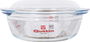 Quttin Cacerola Vidrio Redonda con Tapa 2.2L + 0.8L 26.5x23x11 cm (3 Unidades)