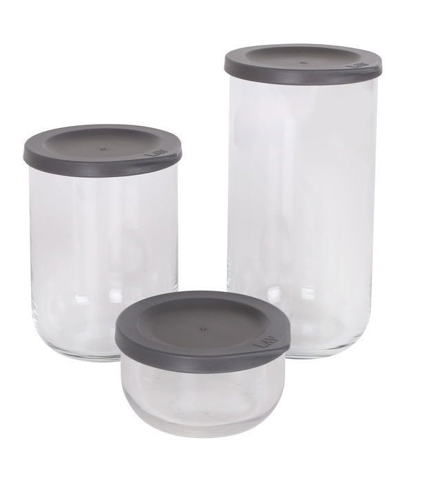 Lav Set 3 Botes con Tapa 380 cc, 1 L y 1.4 L (6 Cajas)