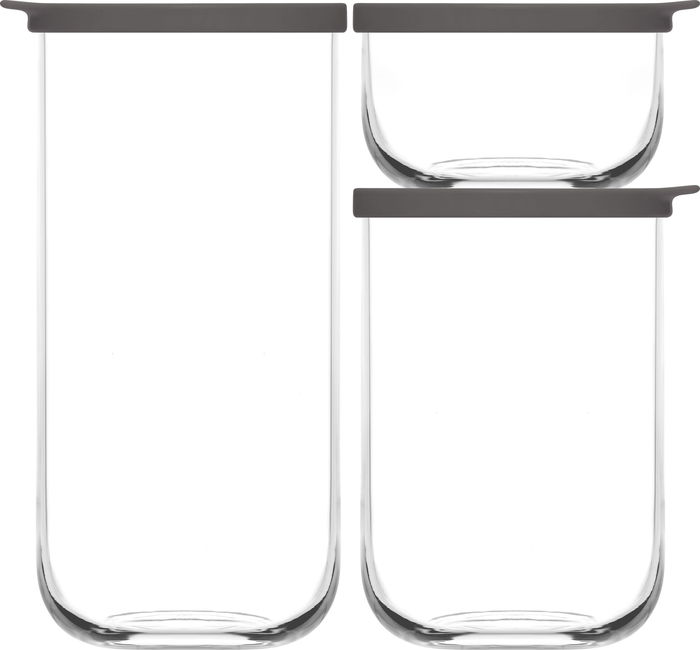 Lav Set 3 Botes con Tapa 380 cc, 1 L y 1.4 L (6 Cajas)