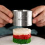 Quttin Set de 3 Emplatadores Inox Red.6-8-1 de Acero Inoxidable