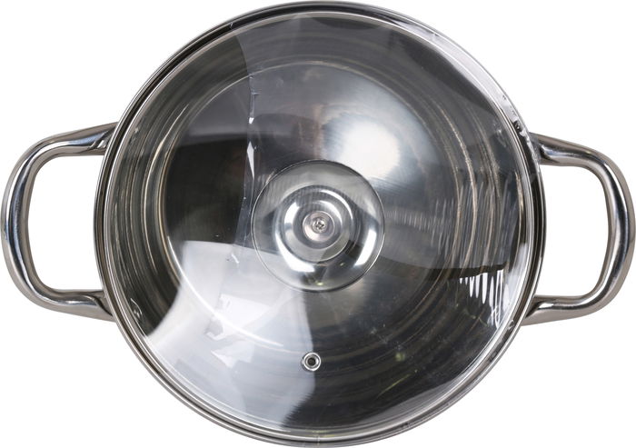 Inde Cacerola Acero Inoxidable 20 cm (4L) New Neron con Tapa (4 Unidades)