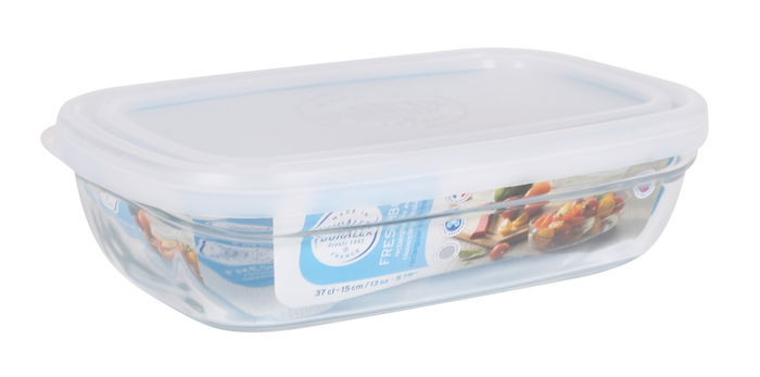 Duralex Fiambrera Transparente Freshbox 15 cm x 10 cm x 4 cm (12 Unidades)