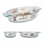 Quttin Fuente de Vidrio Oval 20x11.5cm 400cc