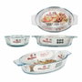 Quttin Fuente de Vidrio Oval 20x11.5cm 400cc