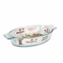 Quttin Fuente de Vidrio Oval 20x11.5cm 400cc