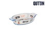 Quttin Fuente de Vidrio Oval 20x11.5cm 400cc