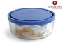 Borgonovo Fiambrera Redonda Ø18.5 cm con Tapa Azul Colección Igloo 1470cc (12 Unidades)