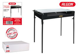 Algon BBQ Barbacoa Grande de Hierro Artesanal, Dimensiones 79.5 x 44 x 20 cm