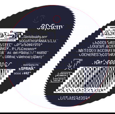 Privilege Cucharon Prb-180, Acero Inoxidable, 30.5 cm (60 Unidades)