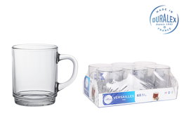 Duralex Mug 26 cl Apilable Transparente Colección Versailles (72 Unidades)