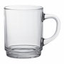 Duralex Taza Apilable Transparente Colección Versailles 26 Cl (12 Unidades) Taxa de 10x7x9 cm