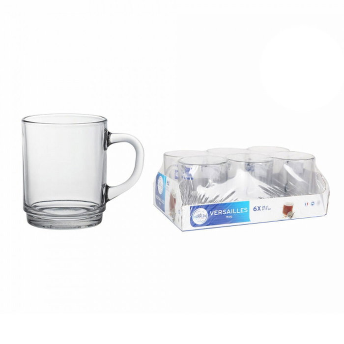 Duralex Taza Apilable Transparente Colección Versailles 26 Cl (12 Unidades) Taxa de 10x7x9 cm Duralex Taza Apilable Transparente Colección Versailles 26 Cl (12 Unidades) Taxa de 10x7x9 cm